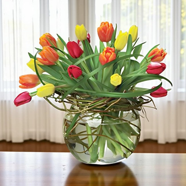 Contemporary Style Tulips