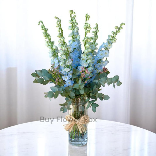 Delphiniums Flower Vase