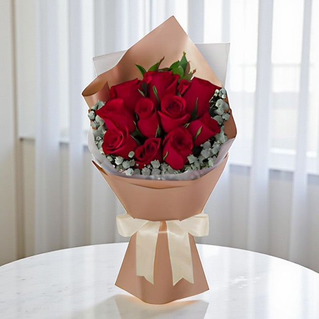 Dozen Red Rose Love Bunch