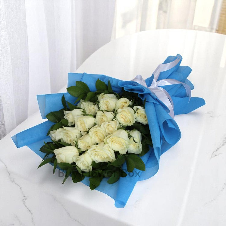 Happiness White Roses