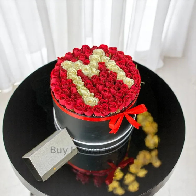 Red Baby Roses Letter Box