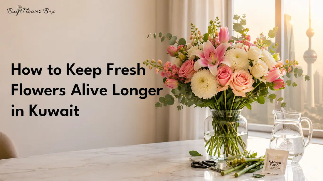 How to Keep Fresh Flowers Alive Longer in Kuwait