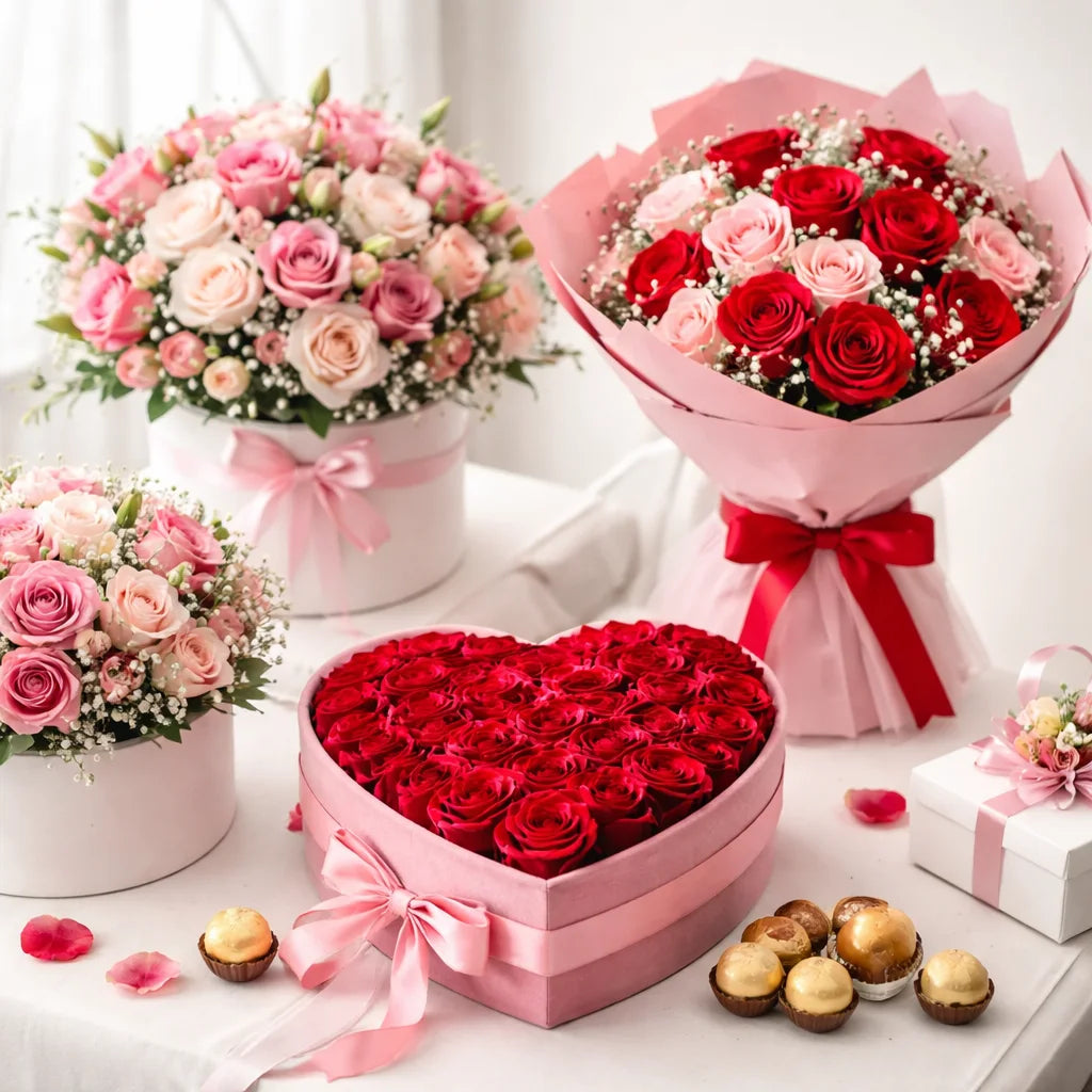 Valentine’s Flowers Guide: Colors, Meanings, and Gift Ideas