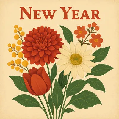 New Year Flowers