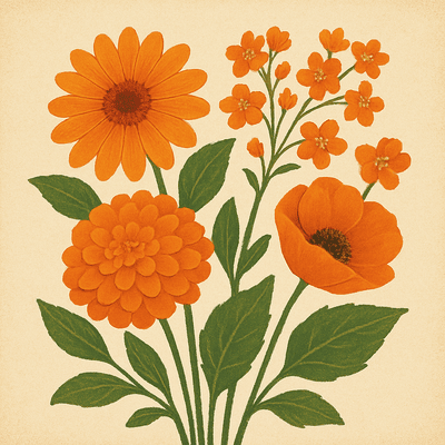 Orange Flowers