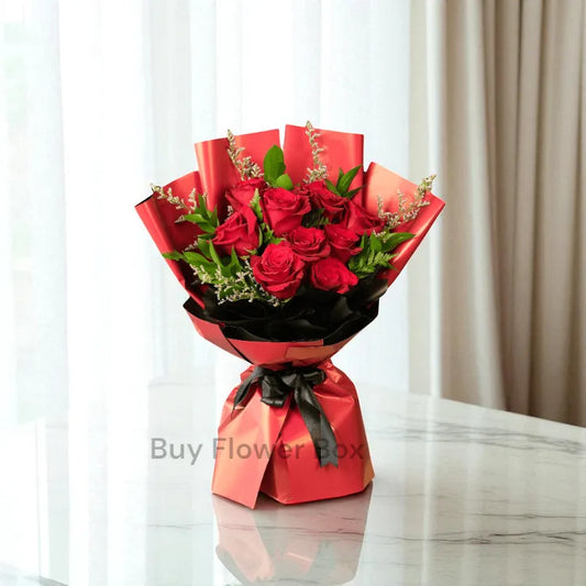 9 Red Roses