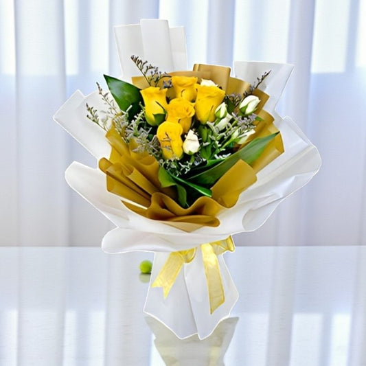 Bright & Cheery Rose Bouquet