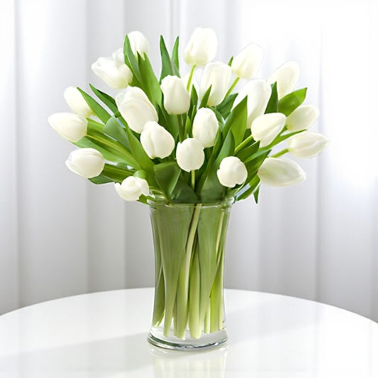 Classic White Tulips