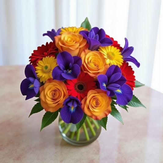 Color Burst Vase