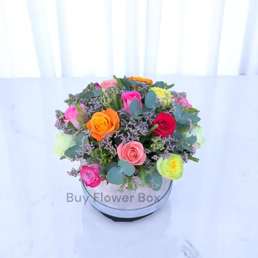 Colorful Roses Box