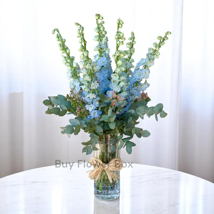 Delphiniums Flower Vase
