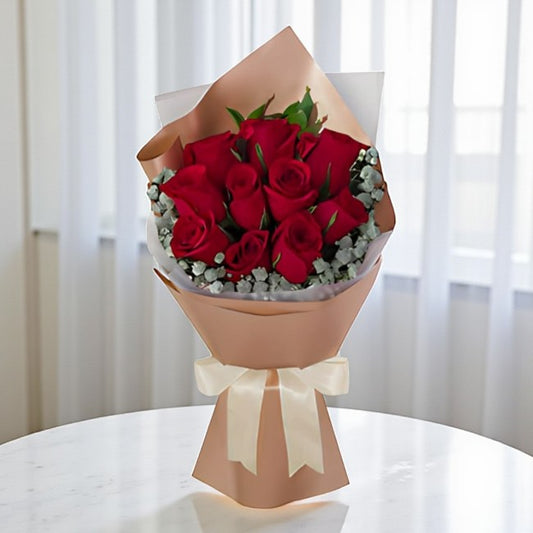 Dozen Red Rose Love Bunch