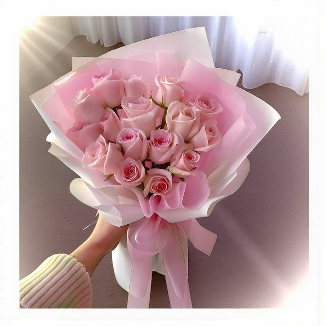 Enchanted Pink Rose Bouquet