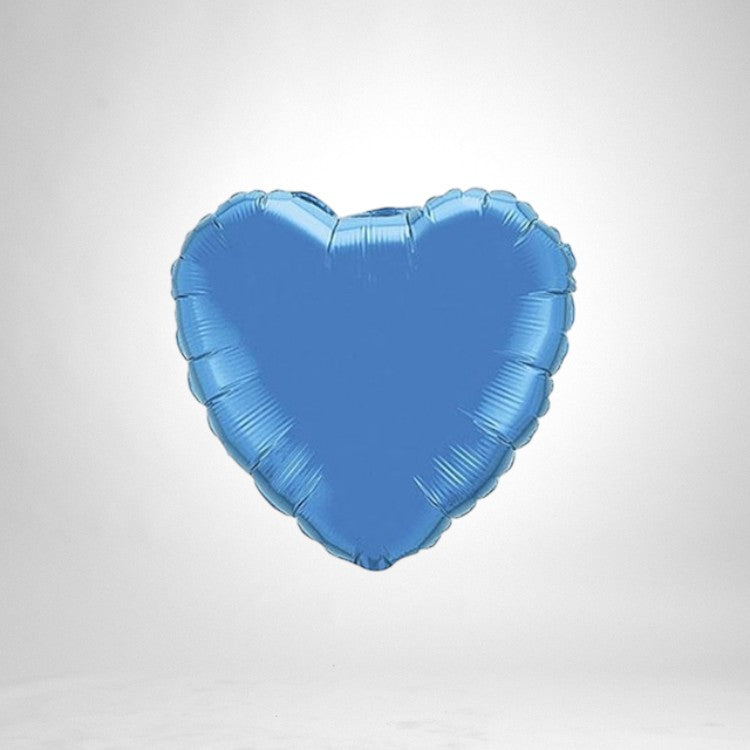 Heart Shape Foil Balloon Blue