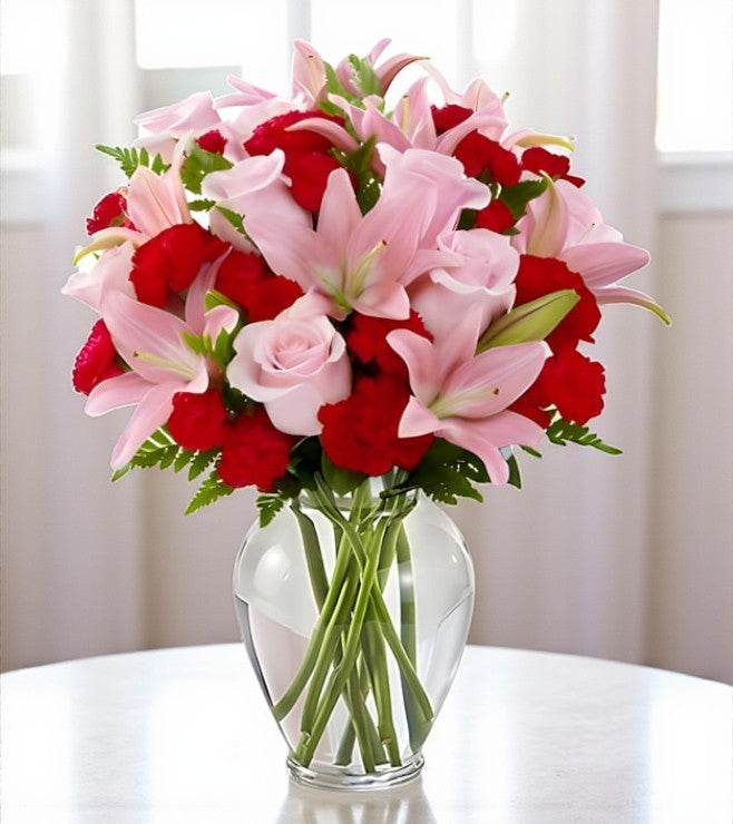 Luxe Mixed Flower Vase