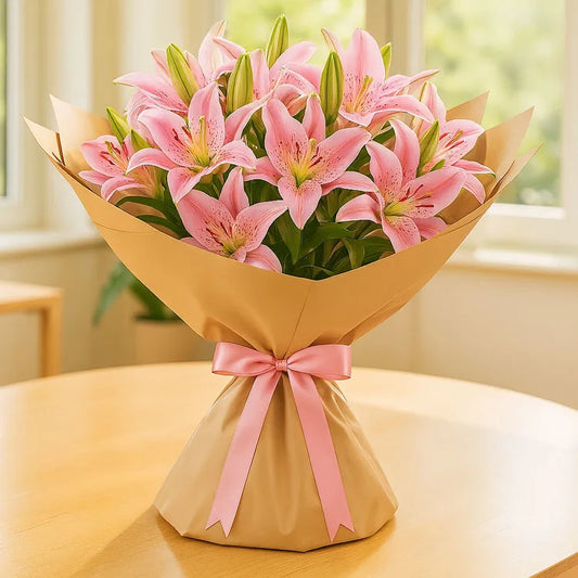Pink ilies Bouquet