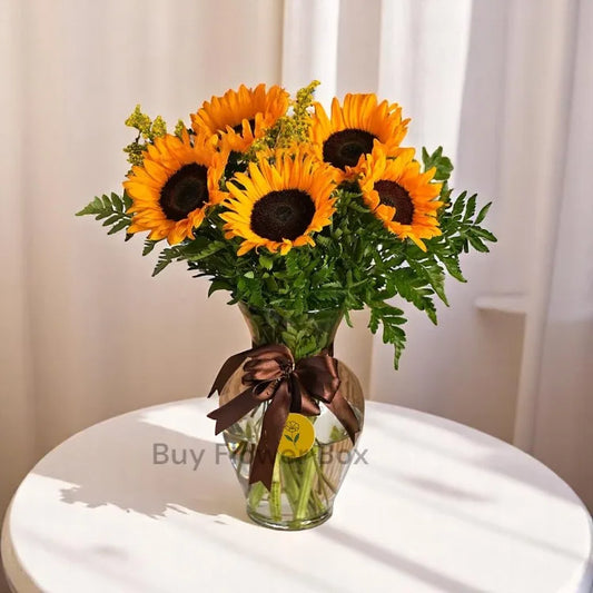 Sunflowers Madka Vase