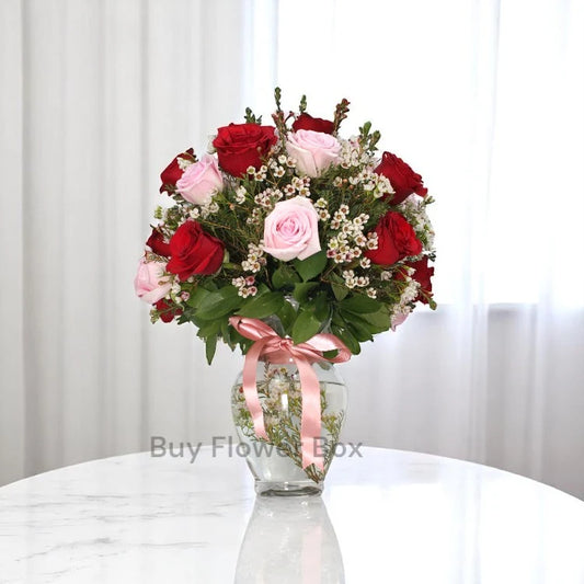 Wonderful Roses Vase